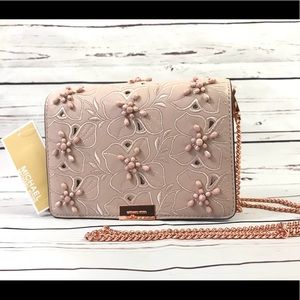 MICHAEL KORS JADE MEDIUM GUSSET CLUTCH NWT $298